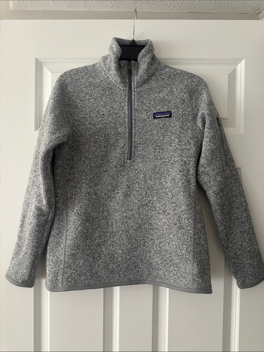 Patagonia Heather Gray Half-Zip Better Sweater Pullover